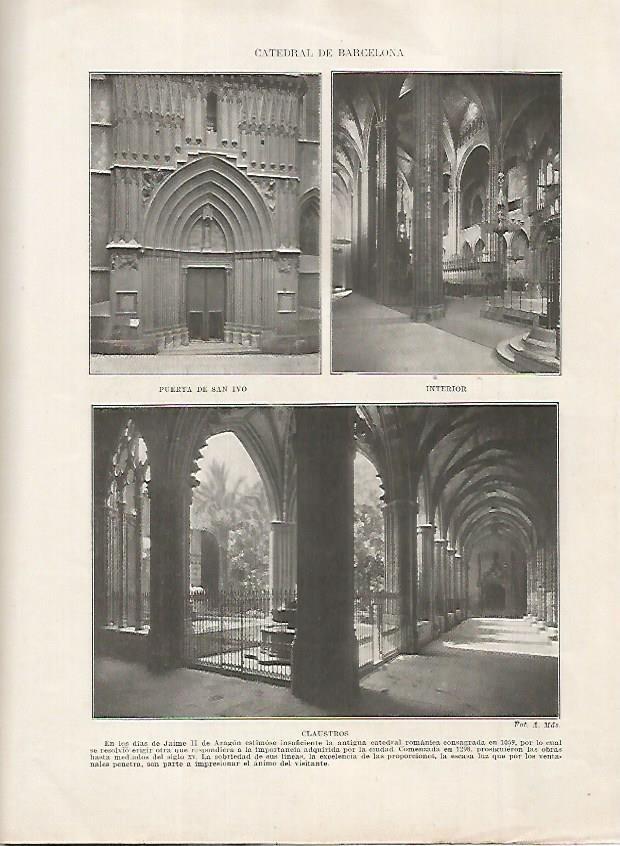 LAMINA 18239: Catedral de Barcelona
