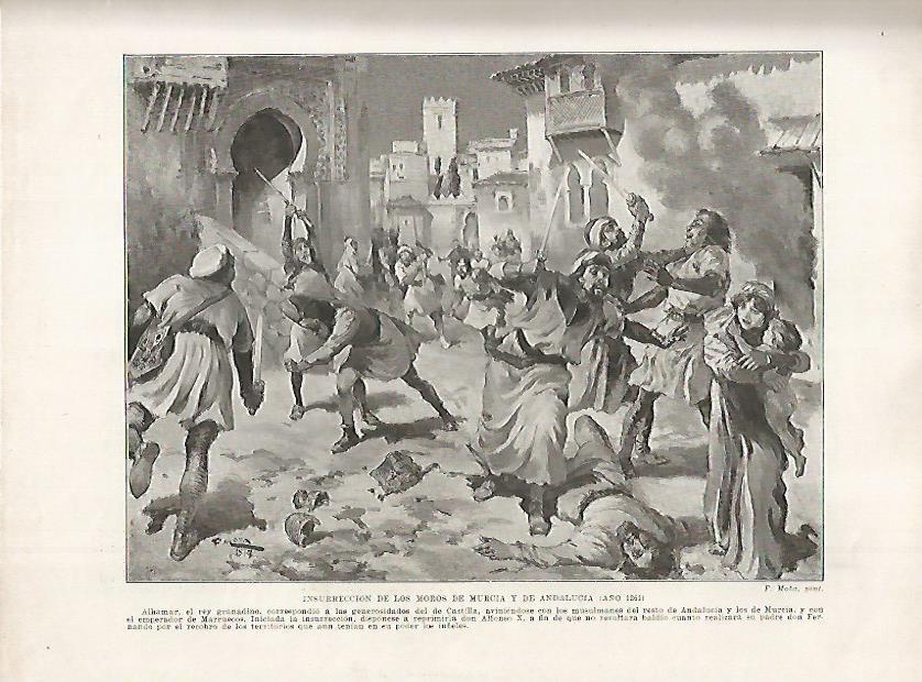 LAMINA 18235: Insurreccion de los moros de Murcia en el 1261