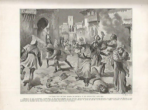 LAMINA 18235: Insurreccion de los moros de Murcia en el 1261