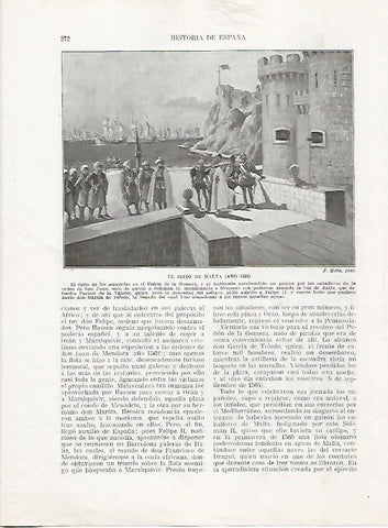 LAMINA 18049: Sitio de Malta en 1565