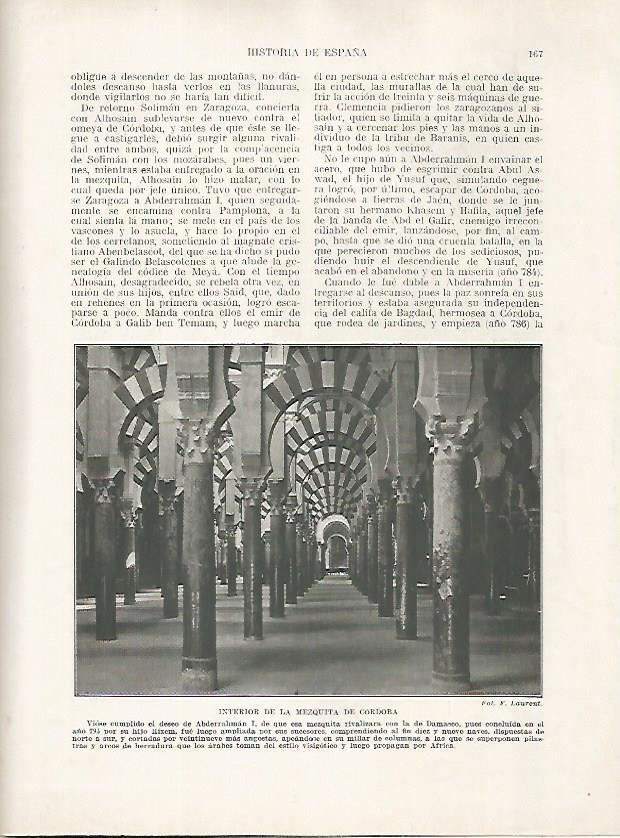 LAMINA 18162: Interior de la mezquita de Cordoba