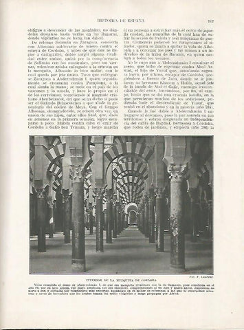 LAMINA 18162: Interior de la mezquita de Cordoba