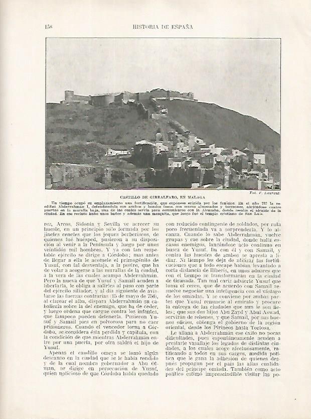 LAMINA 18157: Castillo de Gibralfaro en Malaga