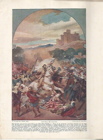 LAMINA 18156: Batalla de Clavijo