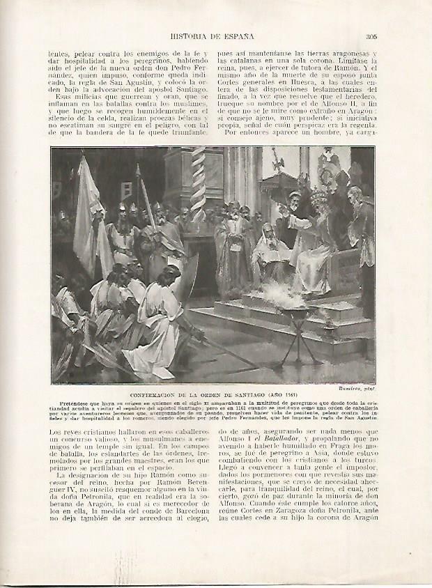 LAMINA 18204: Confirmacion de la Orden de Santiago en el 1161