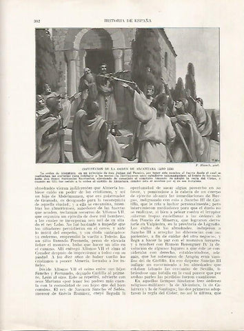LAMINA 18202: Destruccion de la Orden de Alcantara en el 1156