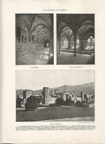 LAMINA 18200: Monassterio de Poblet