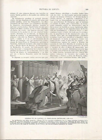 LAMINA 18195: Alfonso VII es proclamado emperador en el 1135