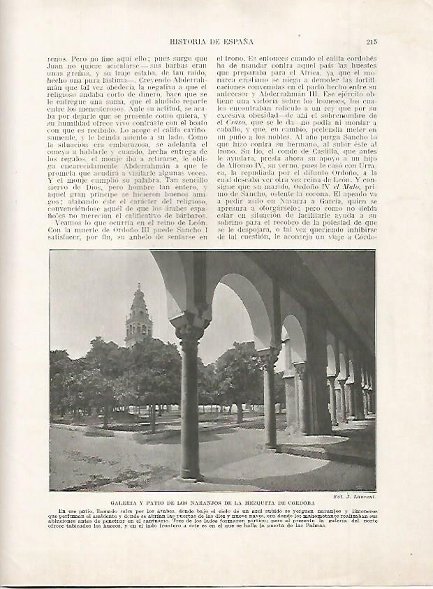 LAMINA 18189: Patio de los Naranjos de la mezquita de Cordoba
