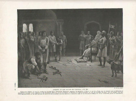 LAMINA 18184: Arresto de los Condes de Castilla en el 921