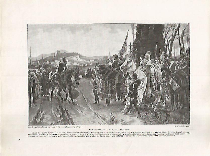 LAMINA 17910: Rendicion de Granada, 1492
