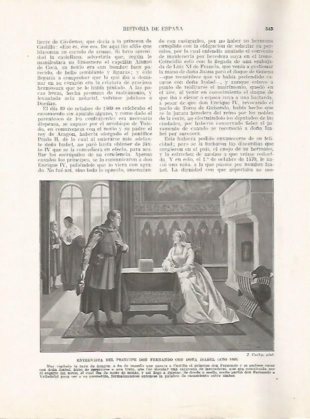 LAMINA 17892: Entrevista de Fernando e Isabel, 1469