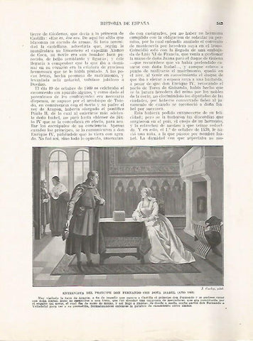 LAMINA 17892: Entrevista de Fernando e Isabel, 1469