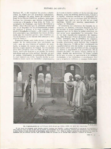 LAMINA 17901: Juan de Vera ante el rey de Granada