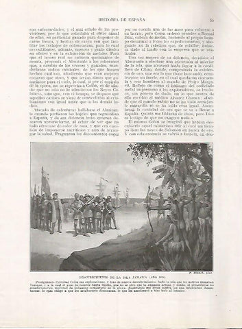 LAMINA 17923: Descubrimiento de la isla de Jamaica, 1494
