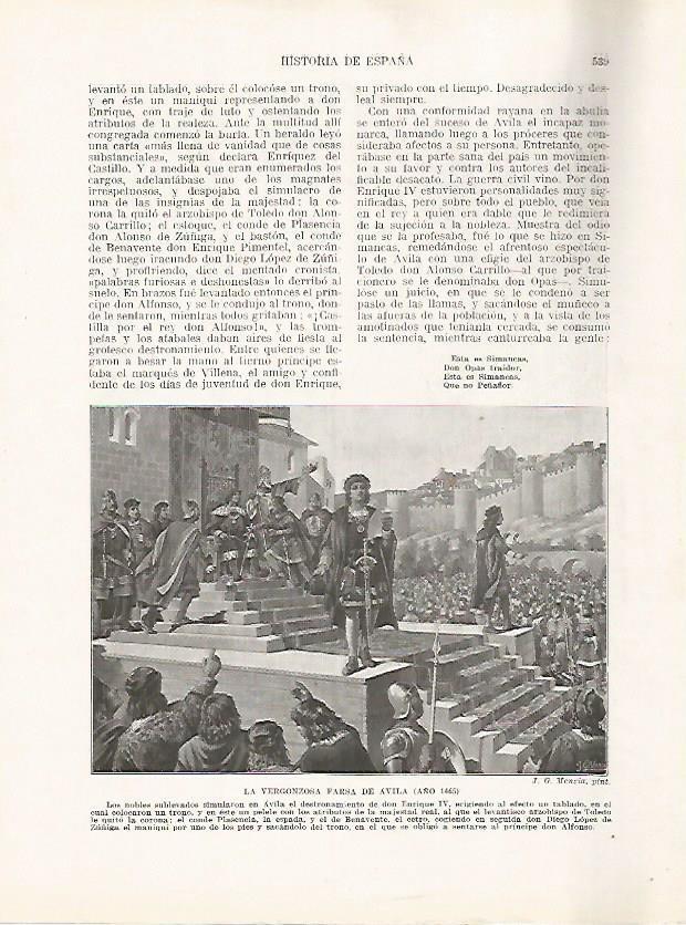 LAMINA 17890: Farsa de Avila, 1465