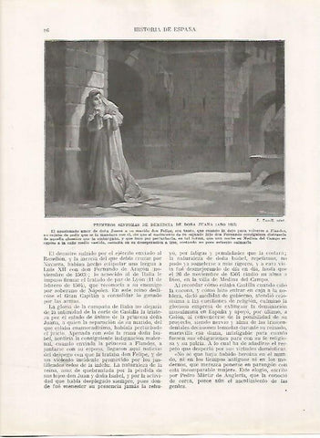 LAMINA 17940: Juana la Loca