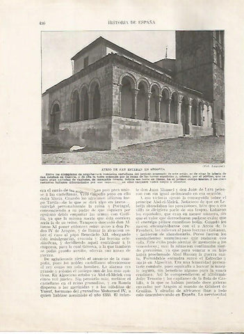 LAMINA 17840: Atrio de San Esteban en Segovia