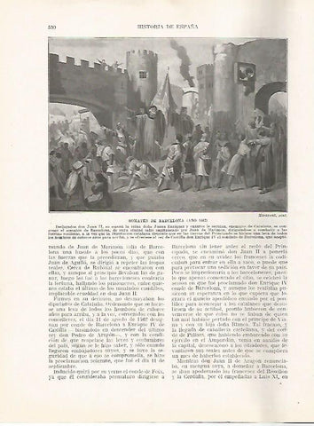 LAMINA 17884: Somaten de Barcelona, 1462