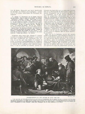 LAMINA 17877: Entierro de Alvaro de Luna
