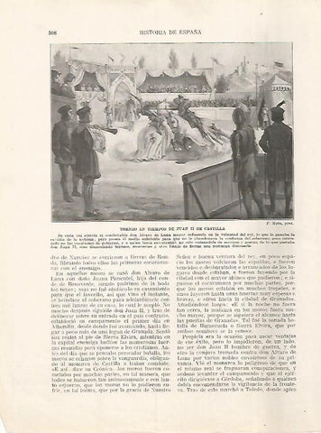 LAMINA 17871: Torneo en tiempos de Juan II de Castilla