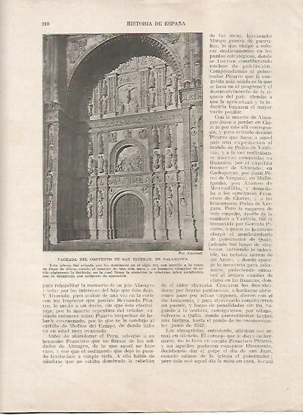 LAMINA 18013: Convento de San Esteban en Salamanca