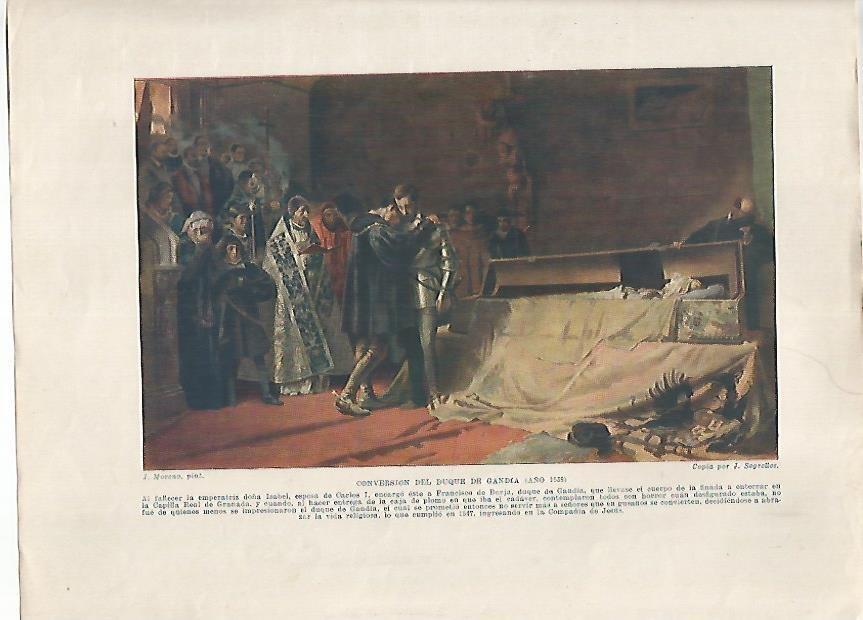 LAMINA 18012: Conversion del Duque de Gandia en 1539