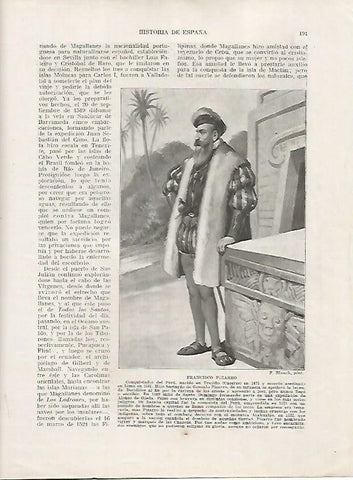LAMINA 18009: Francisco Pizarro