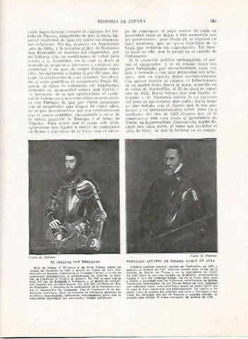 LAMINA 18038: El Infante Fernando y Fernando Alvarez de Toledo, Duque de Alba