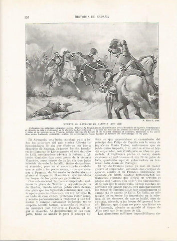 LAMINA 18037: Muerte de Mauricio de Sajonia en 1553