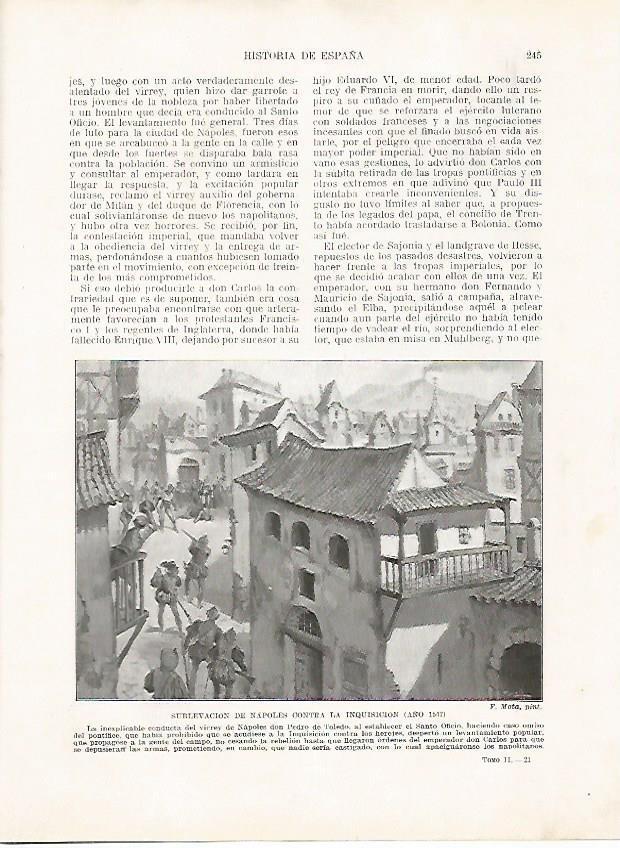 LAMINA 18034: Sublevacion en Napoles en el año 1547