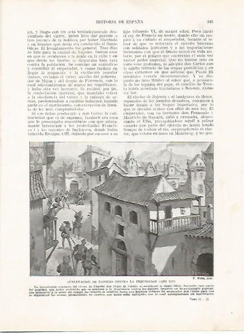 LAMINA 18034: Sublevacion en Napoles en el año 1547