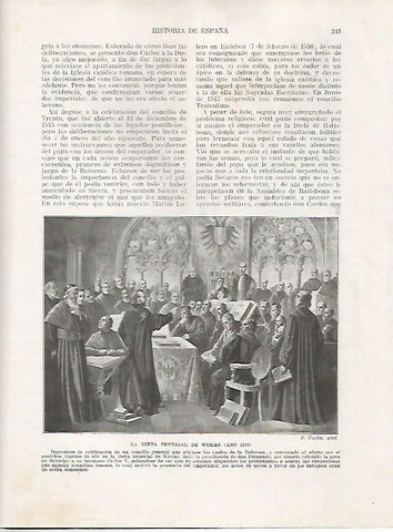 LAMINA 18032:  La Dieta Imperial de Worms del año 1545