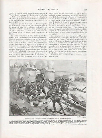 LAMINA 18025: Muerte de Garcilaso de la Vega en el año 1536
