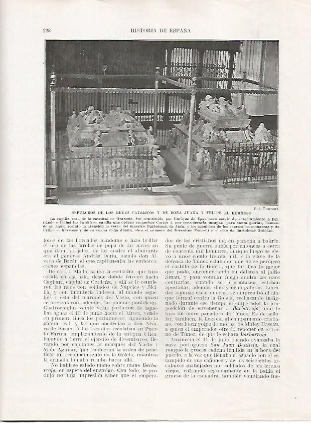 LAMINA 18023: Seepulcro de los Reyes Catolicos