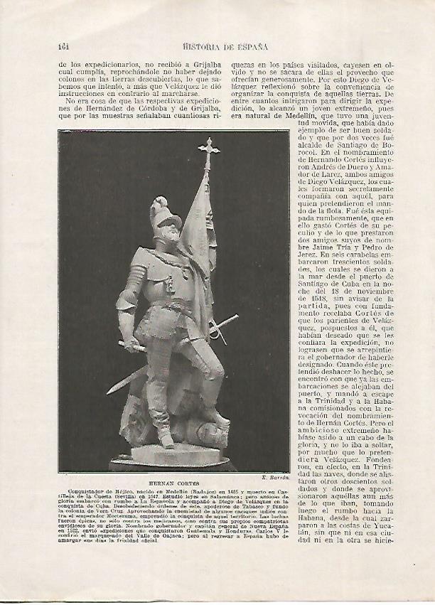 LAMINA 17993: Hernan Cortes