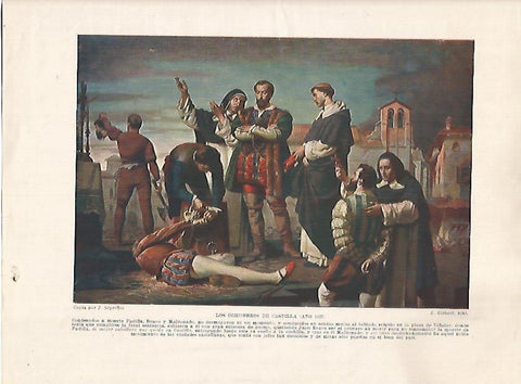 LAMINA 17956: Los Comuneros de Castilla