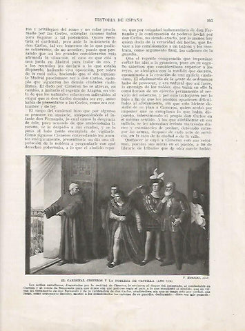 LAMINA 17952: El cardenal Cisneros y la nobleza de Castilla