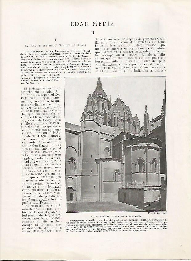 LAMINA 17951: Catedral vieja de Salamanca