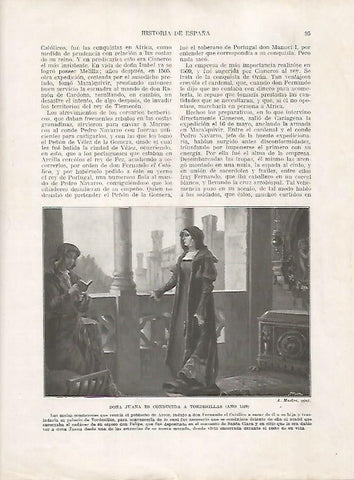 LAMINA 17946: Juana la Loca en Tordesillas