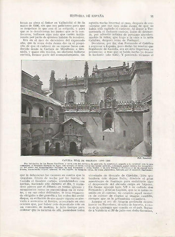 LAMINA 17944: Capilla Real de Granada