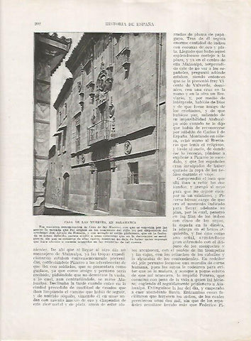 LAMINA 17987: Casa de las Muertes en Salamanca