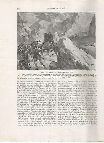 LAMINA 17986: Pizarro atraviesa los Andes en 1532