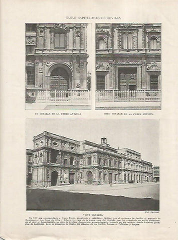 LAMINA 17983: Casas Capitulares de Sevilla