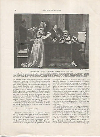 LAMINA 17982: Tratado de Cambray o de las Damas del año 1529