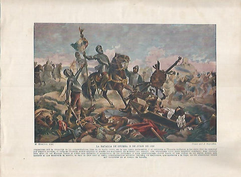 LAMINA 17977: Batalla de Ottumba, 1520