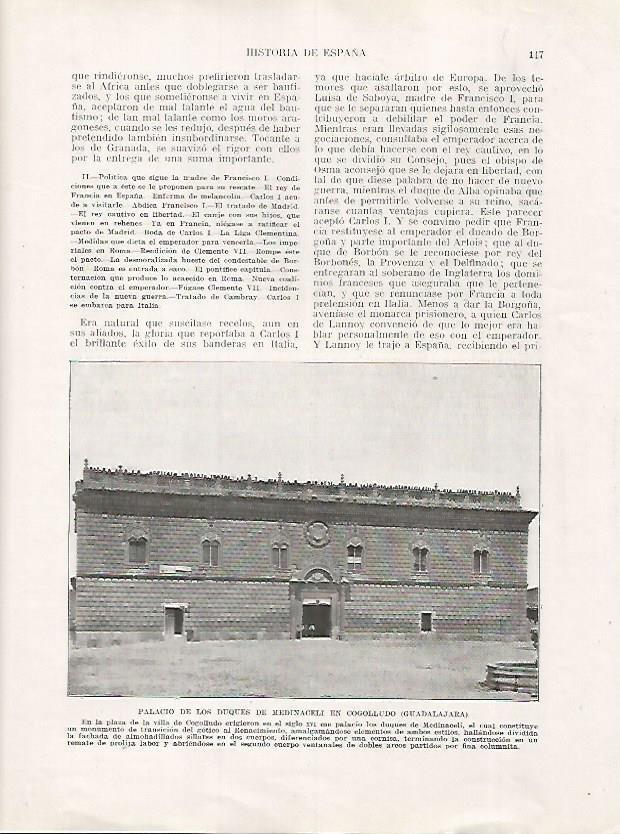 LAMINA 17976: Palacio de los Duques de Medinaceli en Cogolludo, Guadalajara