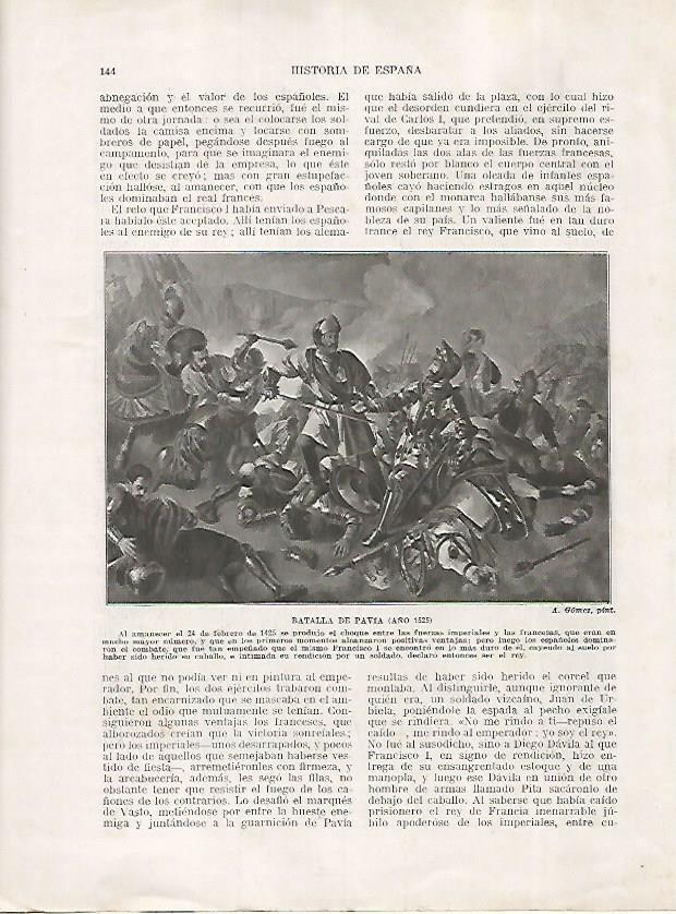 LAMINA 17974: Batalla de Pavia, 1525