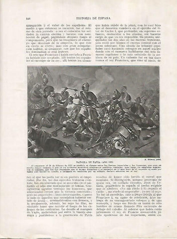 LAMINA 17974: Batalla de Pavia, 1525