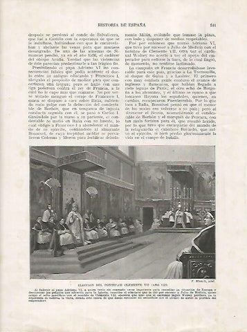 LAMINA 17973: Eleccion del Papa Clemente VII